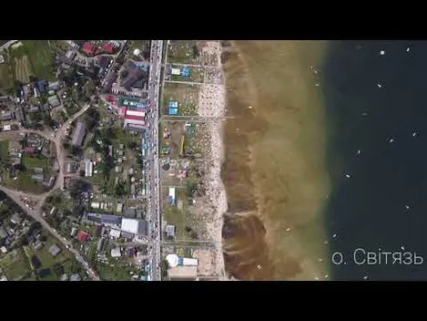 Туристичний Світязь показали з висоти (відео)