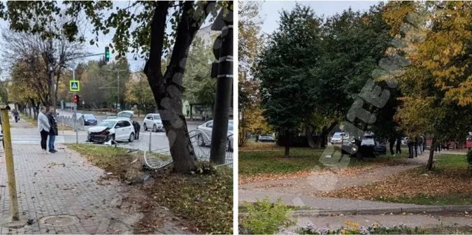 У Луцьку – аварія: на Відродження влупилися дві автівки (фото)