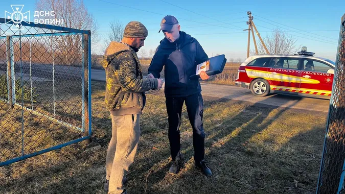 На Волині рятувальники спіймали на гарячому палія сухостою (фото)
