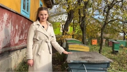 Зібрали тонну меду: 22-річна волинянка доглядає пасіку замість батька, який зник на війні (фото, відео)