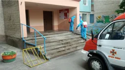У Луцьку в районі ДПЗ продезінфікували гуртожитки (фото)