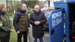 «Володимиртепло» отримало потужний дизельний генератор від литовців (фото)