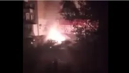 У Луцьку вночі згоріло авто (відео)