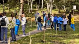 У Володимирі олімпійські спортсмени створили алею пам’яті полеглих Захисників (фото)