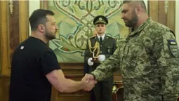 Зеленський вручив Орден Данила Галицького воїну 14 ОМБр (фото)