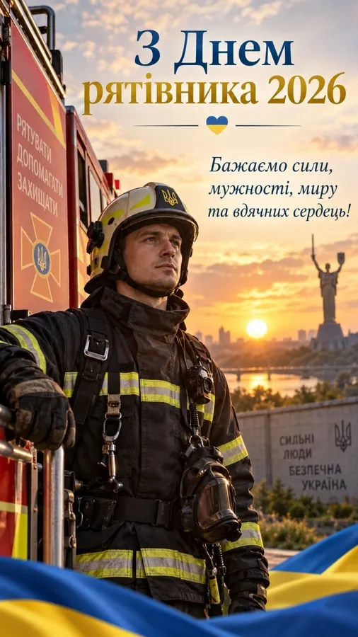 День рятівника 2026: красиві листівки та щирі привітання
