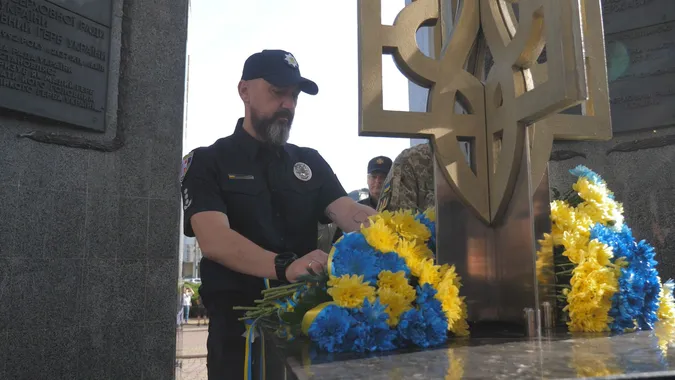 У День Незалежності України в Луцьку вшанували борців за волю (фото, відео)