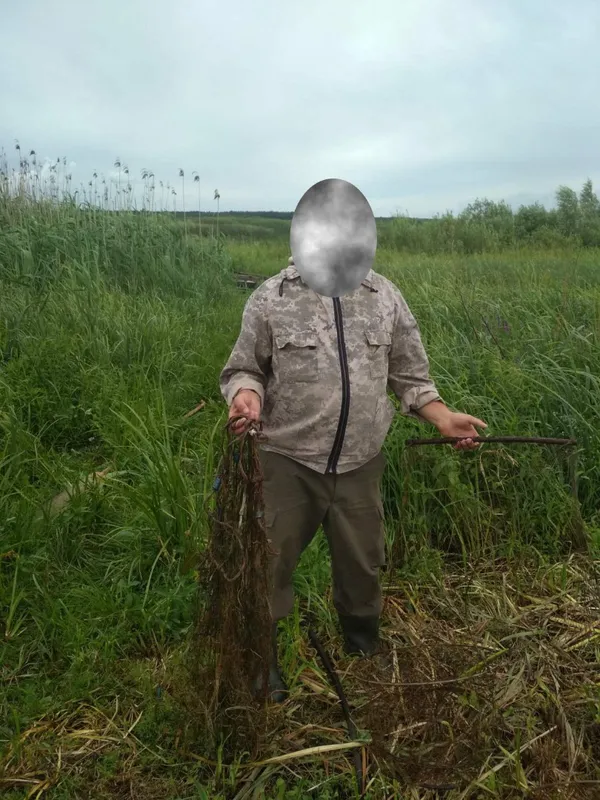 У нацпарку «Припять – Стохід» зловили рибалку з ятером і сіткою (фото)