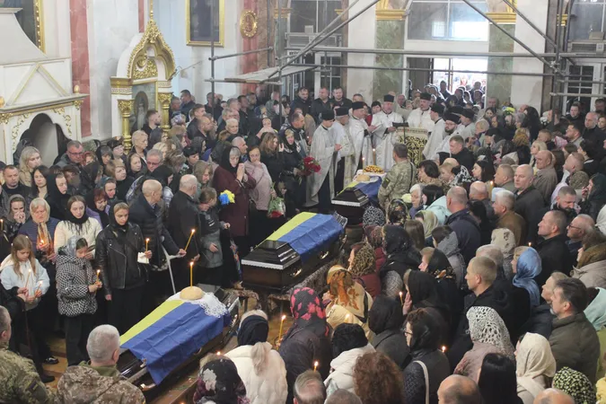 Небо плакало: Луцьк попрощався з трьома Героями