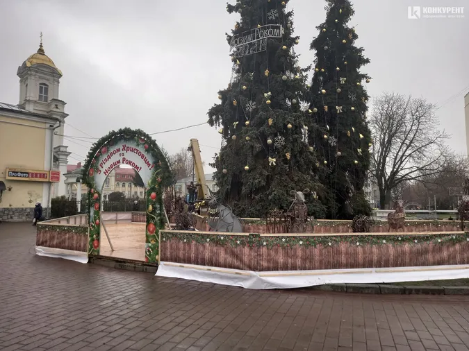 У центрі Луцька встановили кований символ нового року (фото)