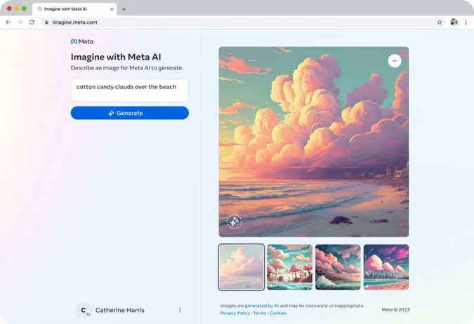 Meta запустила власний генератор зображень