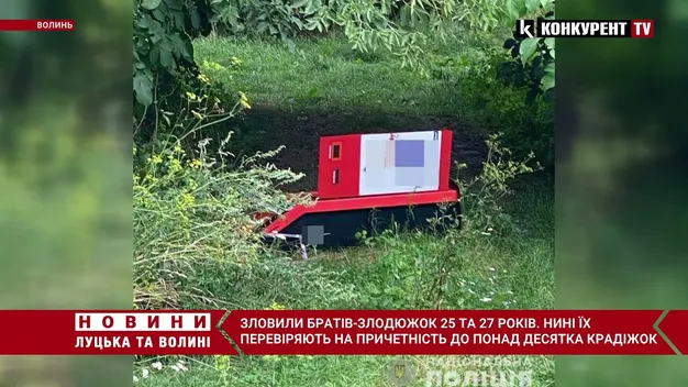 Ковбаса та цигарки: поліцейські затримали братів-крадіїв із Луцька (фото, відео)