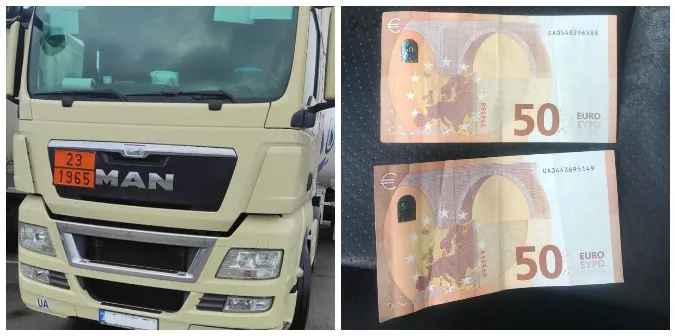 На Волині п'яний далекобійник хотів «відмазатися» за €100 (фото)