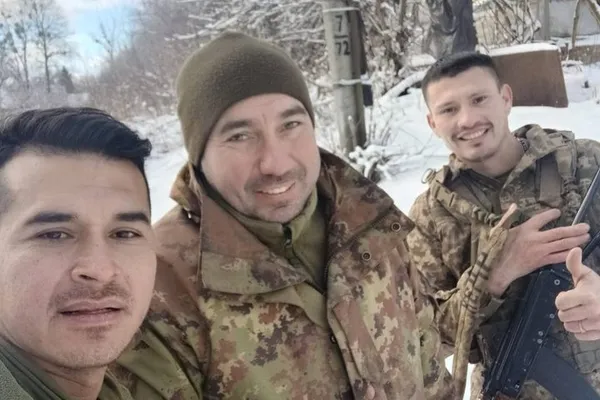 Леонель Асенсіо під час військової служби в Україні