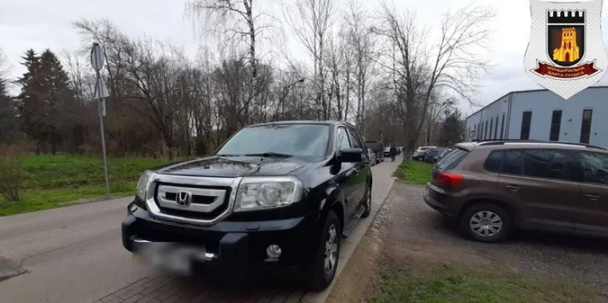 У Луцьку покарали «паркохама», який залишив авто на тротуарі в парку (фото)