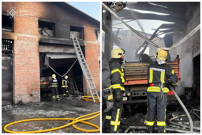 Масштабна пожежа у Луцьку: на вулиці Магістральній палали складські приміщення (фото)