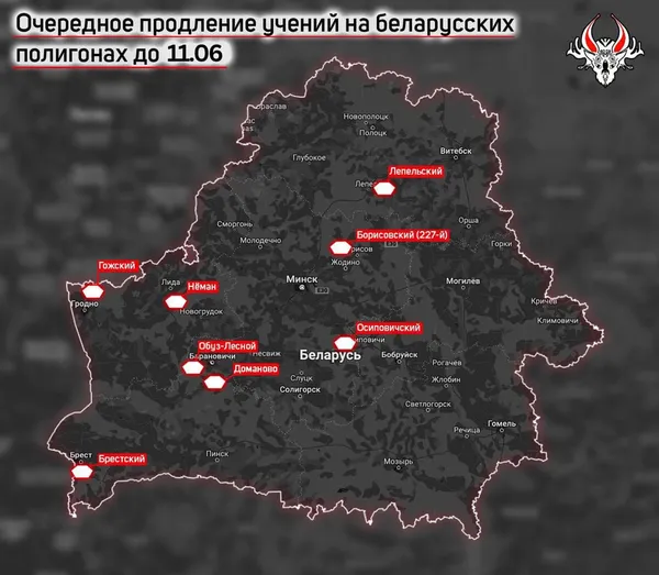 Мінімум до 11 червня: у Білорусі продовжили військові навчання