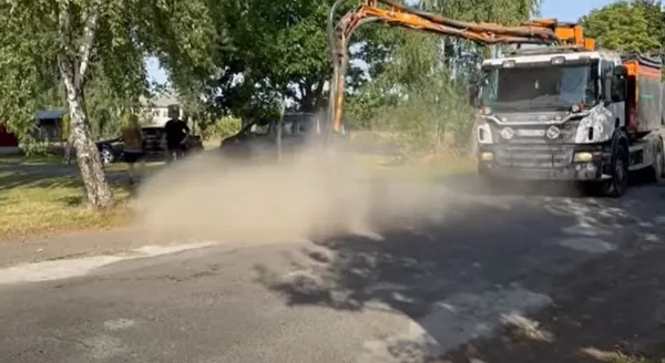 Ремонт дороги у селі Дубище