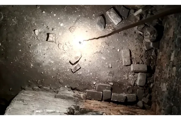 У Луцьку під цокольним поверхом вежі князів Чорторийських знайшли таємні кімнати (ФОТО)