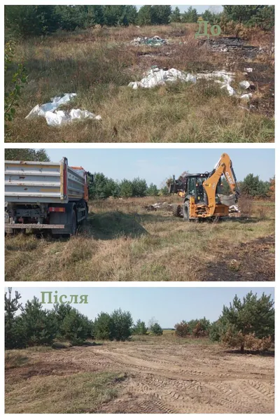 Забруднювали воду та ґрунт: на Волині прибрали сміттєзвалища (фото)