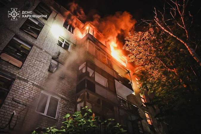 Вночі росіяни атакували Харків 17-ма «Шахедами»: 2 людини загинули, 54 – поранені (фото) (оновлено)