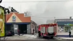 У Ковелі горіла автомийка (фото, відео)
