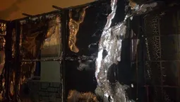 У Луцьку згоріла частина Стели Героїв 
