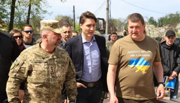 Прем'єр-міністр Канади Джастін Трюдо відвідав Ірпінь (фото)
