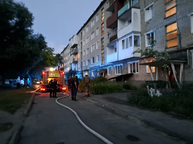 На Волині рятувальники витягнули з пожежі чоловіка та кота (фото)