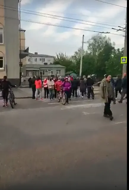 Підприємці Старого ринку перекрили дорогу в Луцьку (фото)
