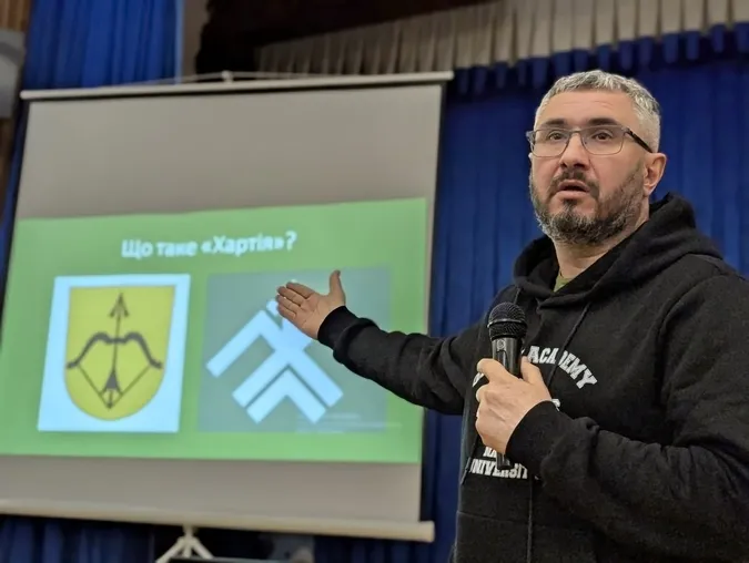 На Волині побував військовий і журналіст Вахтанг Кіпіані (фото)