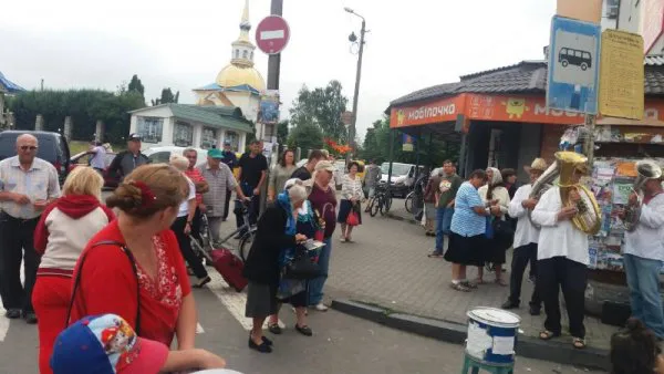 На Волині духовий оркестр ветеранів популяризував українську музику (фото)