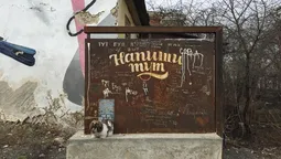 "Тут був я": які написи залишили на спеціальній дошці в Луцьку (фото) 