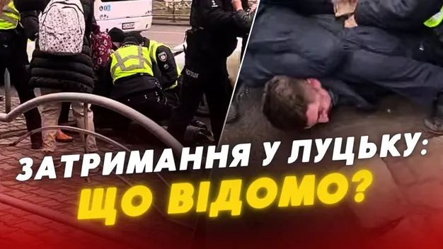 У Луцьку патрульна поліція затримала чоловіка: що сталося (відео)