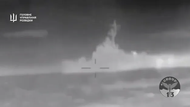 ГУР опустило на дно російський корабель (відео)
