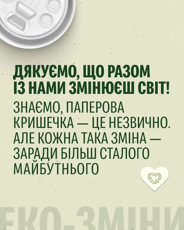 McDonald's переходить на паперові кришечки для напоїв