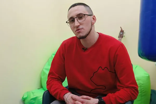 Олександр Музика під час проходження реабілітації у Луцьку