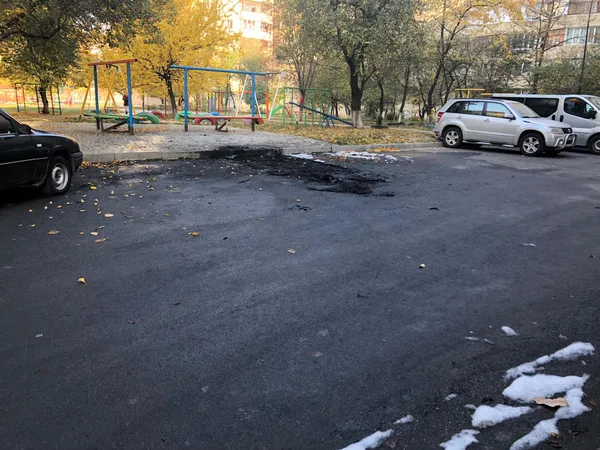 У Луцьку на Соборності горіло авто (фото, оновлено)