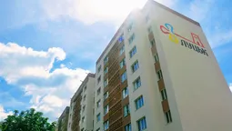 Як обдертий панельний будинок у Луцьку перетворюють на "лялечку" (фото)