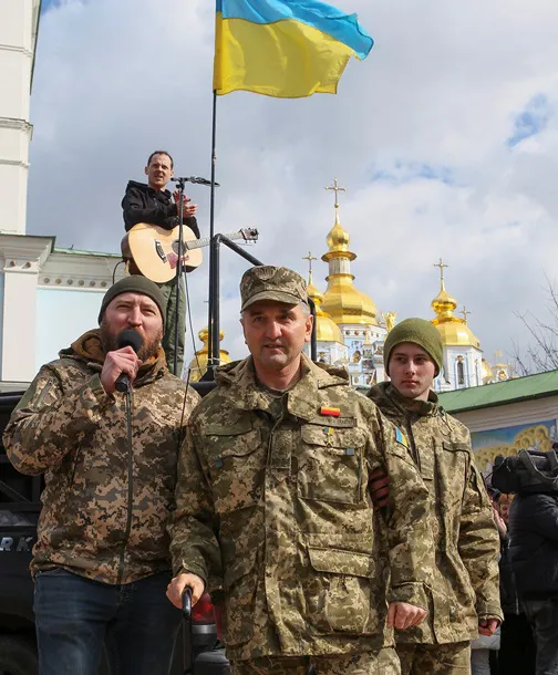 У Києві пройшов Марш патріотів до Дня добровольців (фото, відео)