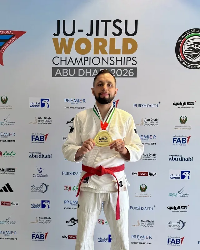 Прикордонник з Луцька Богдан Мочульський вп’яте став чемпіоном світу з джиу-джитсу (фото)