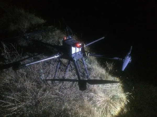 На Волині знайшли безпілотник, яким переправляли за кордон контрабанду (фото)
