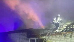 У Ковельському районі горів житловий будинок (фото)