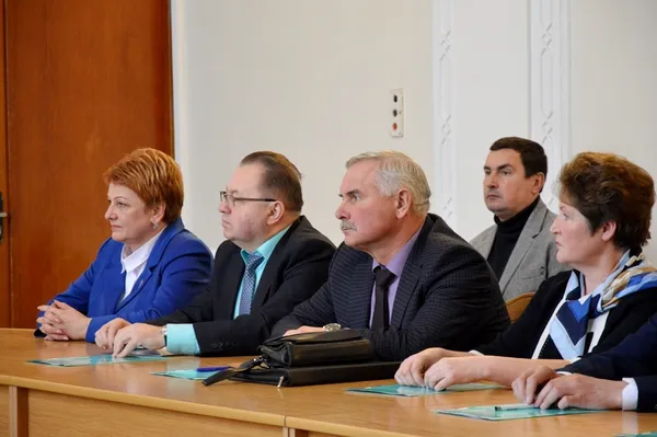 Заступник голови Волинської ОДА Світлана Мишковець, секретар Луцькради Григорій Пустовіт та міський голова Нововолинська Віктор Сапожніков