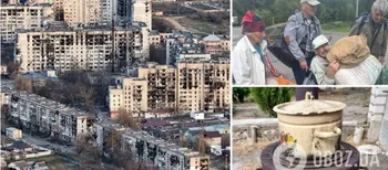 В окупованих Олешках на Херсонщині люди з голоду їдять бур'яни (фото)