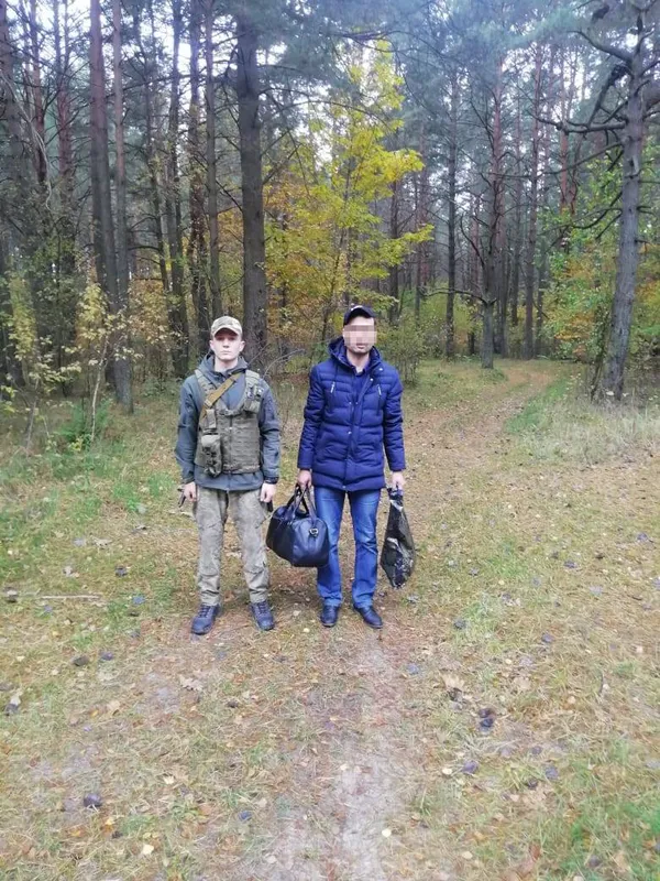 У волинському лісі зловили таджика, який йшов до Польщі