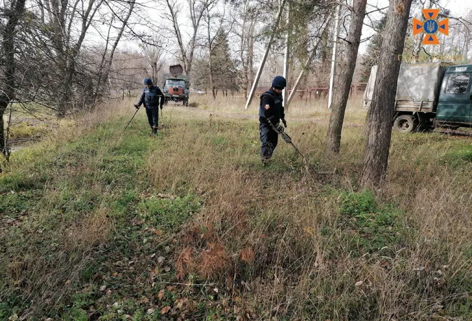Волинські сапери показали свою «здобич» на Донеччині (фото)