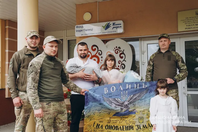 Поліцейський-доброволець стрілецького батальйону Волині вдруге став батьком (фото)