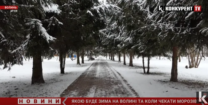 Якою буде зима на Волині та коли чекати першого снігу (відео)