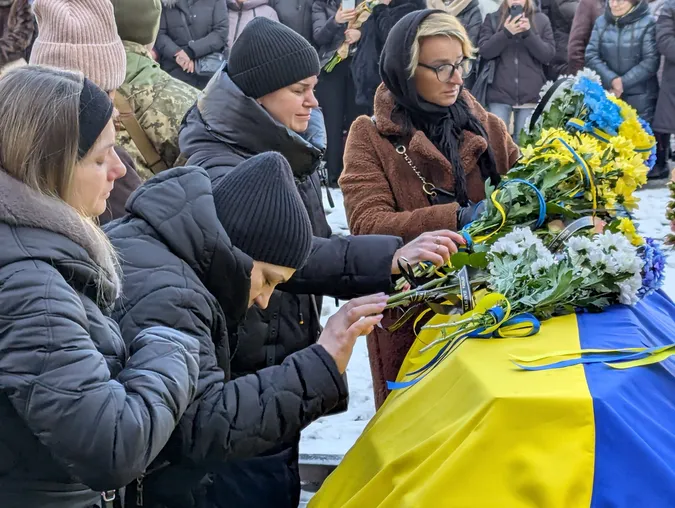 На Ковельщині попрощалися із загиблим воїном Миколою Боршуляком (фото)